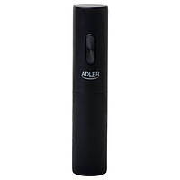 Штопор, електрична відкривачка для вина Adler AD 4509 (різак для фольги, для винних пробок 20-24 мм, чорна)