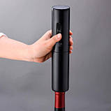 Штопор, електрична відкривачка для вина Adler AD 4509 (різак для фольги, для винних пробок 20-24 мм, чорна), фото 6