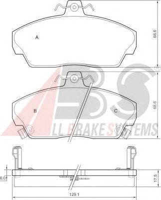 Гальмівні колодки перед. Honda Civic 91-05 (TRW)
