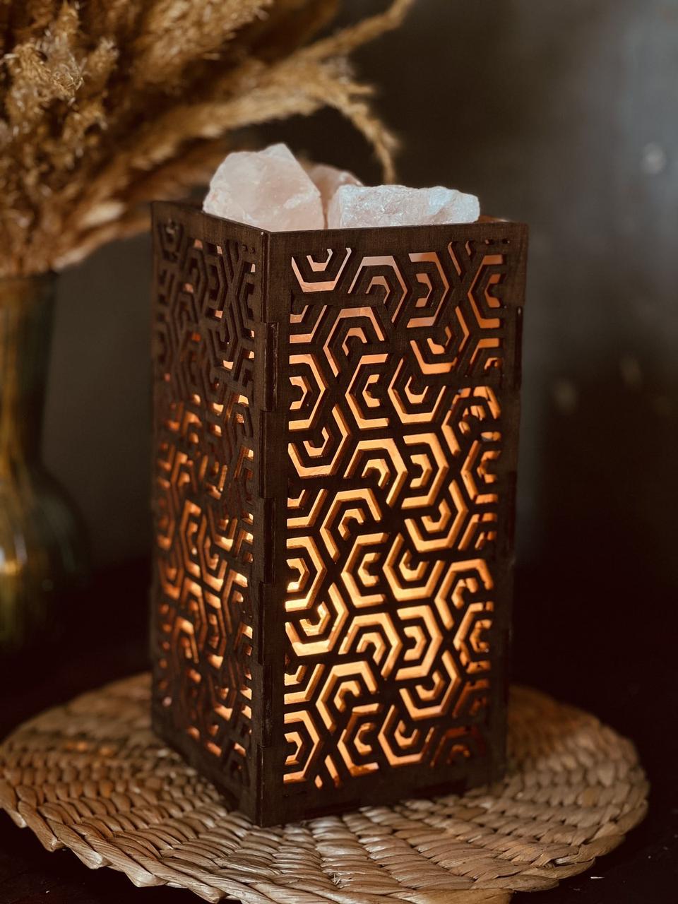 Соляна лампа з гімалайської солі "Кошик № 5" 2,5 кг, фото 1