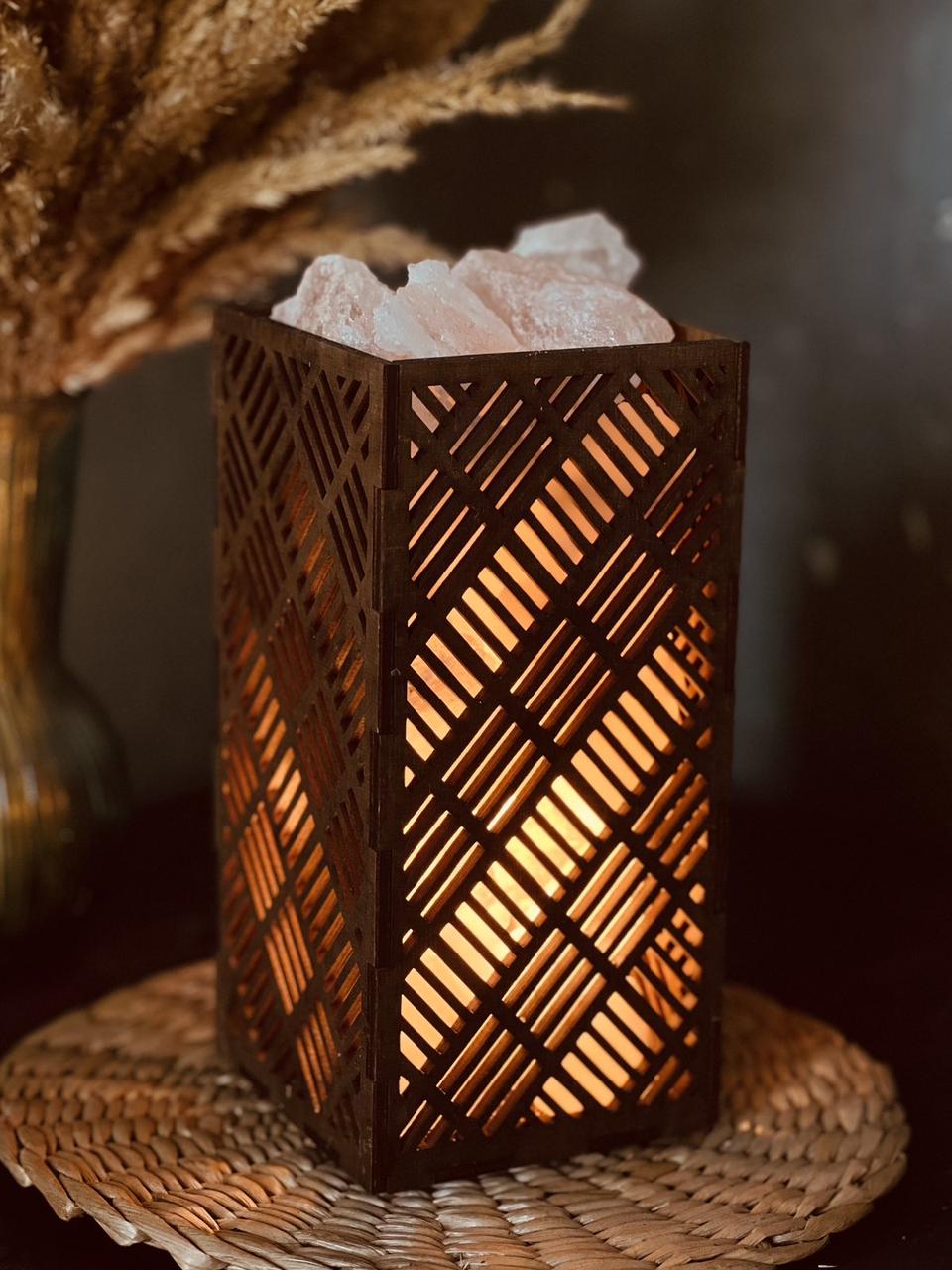 Соляна лампа з гімалайської солі "Кошик № 6" 2,5 кг, фото 1