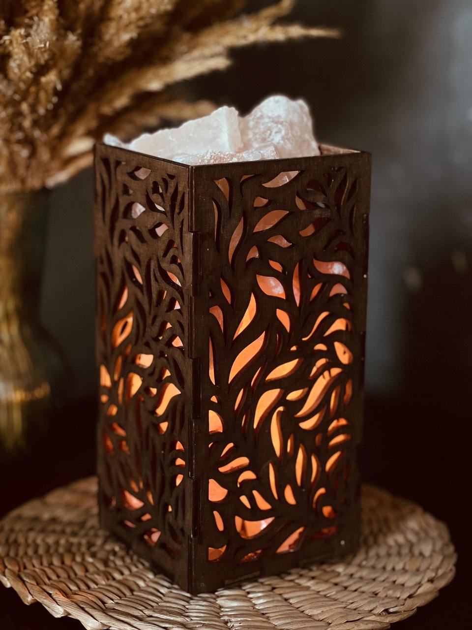 Соляна лампа з гімалайської солі "Кошик № 7" 2,5 кг, фото 1