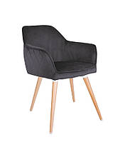 Стілець обідній Daster wood бук 1.007 white ORMB puma-04 сіра (Новий Стиль ТМ)