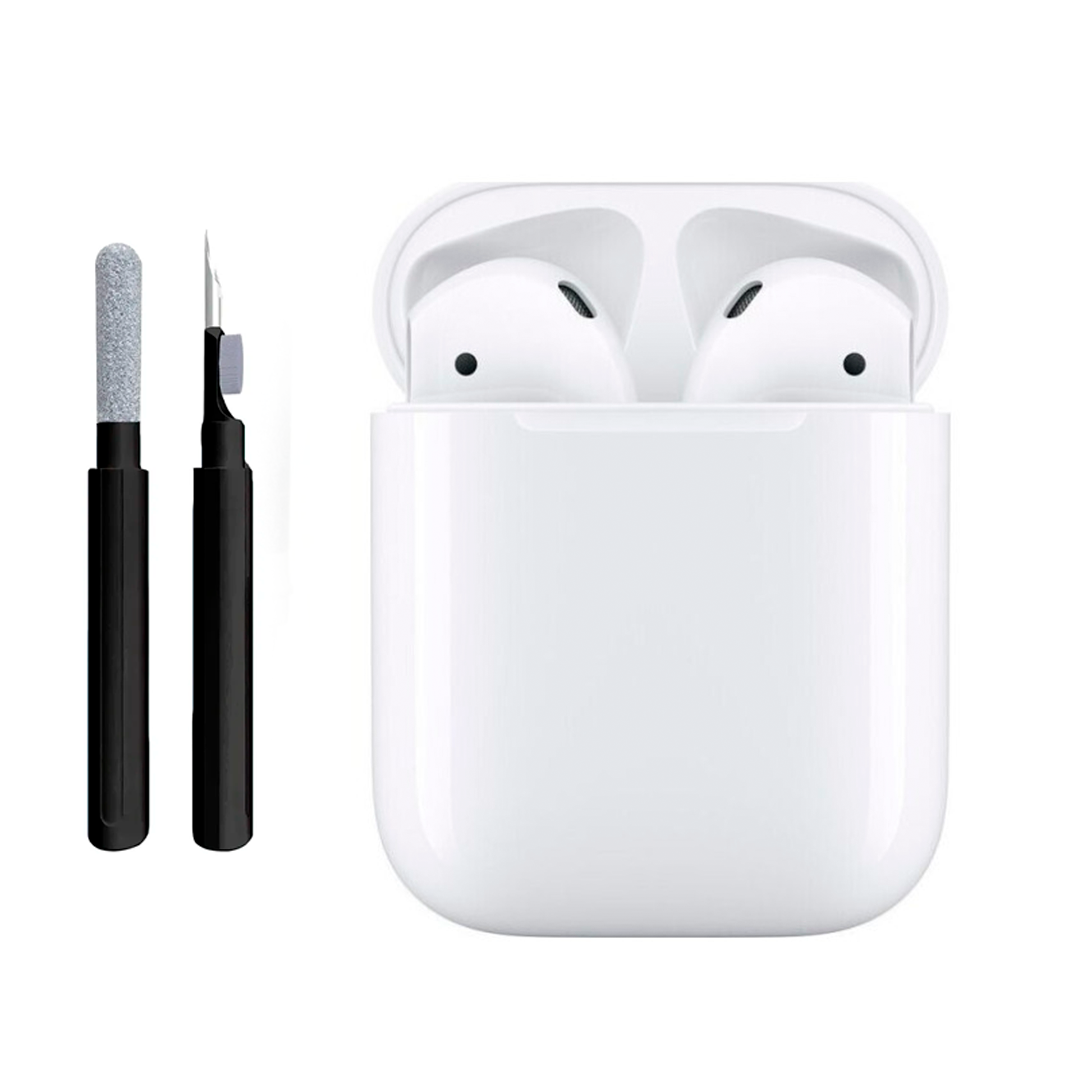 Навушники бездротові AirPods 2 + клінер для чищення навушників, фото 1