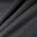 Італійська пальтова тканина діагональ колір баклажан, фото 7