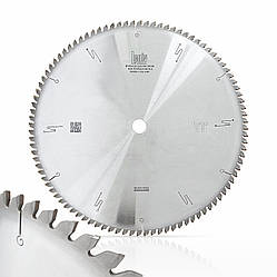 Диск пильний по алюмінію Leniv 350х30х96z Aluminium з твердосплавними наплавкам для розпилу кольорових металів