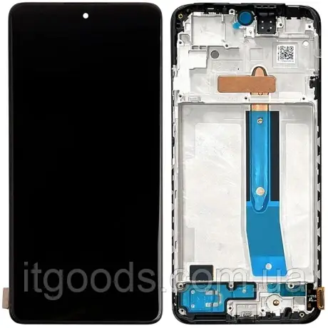 Дисплей + тачскрін з рамкою для Xiaomi Redmi Note 11S 2201117SG, 2201117SI / Note 12S 2303CRA44A, TFT
