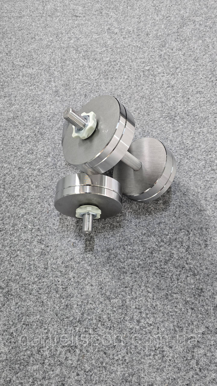 Гантелі металеві 2шт*18КГ (36КГ пара), фото 1