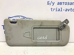 Козирок сонцезахисний правий Kia Ceed ED 1.6 DIESEL D4FB 2007 (б/в)