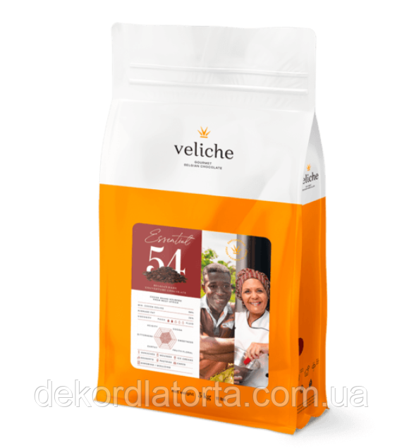 Шоколад темний Dark Essential 54% Veliche 500 гр