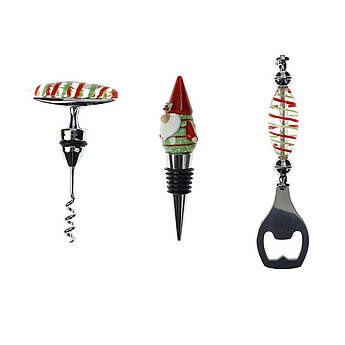 Набір із 3-х аксесуарів для вина в новорічній тематиці Brandani