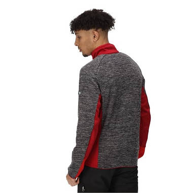 Кофта чоловіча флісова Regatta Coladane IV Fleece L Dark Grey/Chilly Red, фото 5