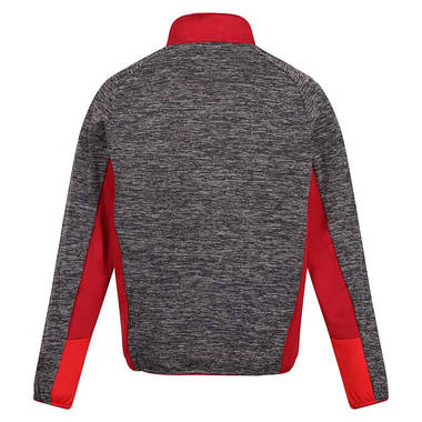 Кофта чоловіча флісова Regatta Coladane IV Fleece L Dark Grey/Chilly Red, фото 4