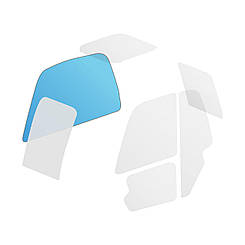 827/80212 Скло бокове праве на JCB