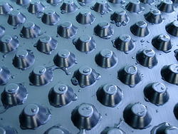 Шипоподібний мембрана Drainfol 400 ECO (Польща)