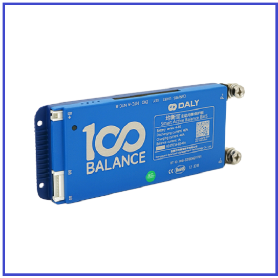 Universal BMS smart плата DaLy LiFePO4 4-8S 40A з Bluetooth + CAN + активний балансир 1A, фото 1
