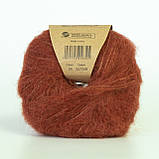 Пряжа Drops Brushed Alpaca Silk (колір 24 rust), фото 2