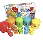 Дитяча навчальна гра "Колірленд" 56703, будиночки, фішки, картки із завданнями, 3+., фото 2