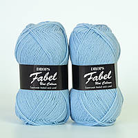 Пряжа Drops Fabel (колір 117 light blue)