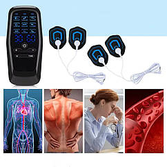 М'язовий електростимулятор масажер, імпульсний масажер м'язів EMS-01 міостимулятор. Електростимулятор 9 режимів