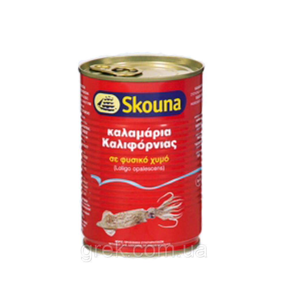 Кальмари каліфорнійські в розсолі Skouna 370 г, фото 1