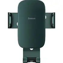 Автомобільний тримач холдер Baseus Metal AgeII Gravity Car Mount (Air Outlet Version) SUJS000006 Green, фото 3