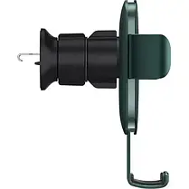 Автомобільний тримач холдер Baseus Metal AgeII Gravity Car Mount (Air Outlet Version) SUJS000006 Green, фото 5