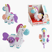 Брязкальце бізикуб Єдиноріг багатофункціональний BY117