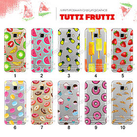 Ультратонкий прозорий чохол з малюнком для Samsung C5000 Galaxy C5/Galaxy C5 Pro (80 дизайнів)