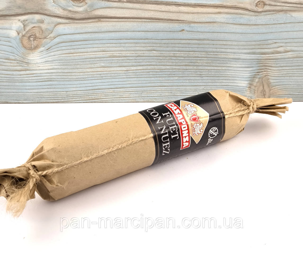 Ковбаса сиров'ялена з волоськими горіхами Casaponsa Salchichon Fuet con Nuez +- 250 г (Іспанія), фото 1