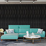 Декоративна PS рейка чорна 2900*120*11мм (D) SW-00002148, фото 7