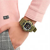 Чоловічий водонепроникний годинник з подвійною індикацією Casio HDC-700-3A2, фото 7