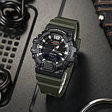 Чоловічий водонепроникний годинник з подвійною індикацією Casio HDC-700-3A, фото 5