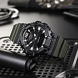 Чоловічий водонепроникний годинник з подвійною індикацією Casio HDC-700-3A, фото 7