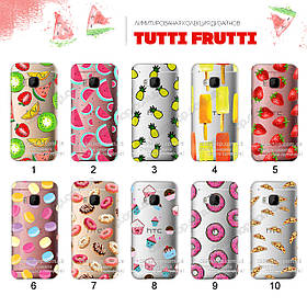 Ультратонкий прозорий чохол з малюнком для HTC One M9 (80 дизайнів)