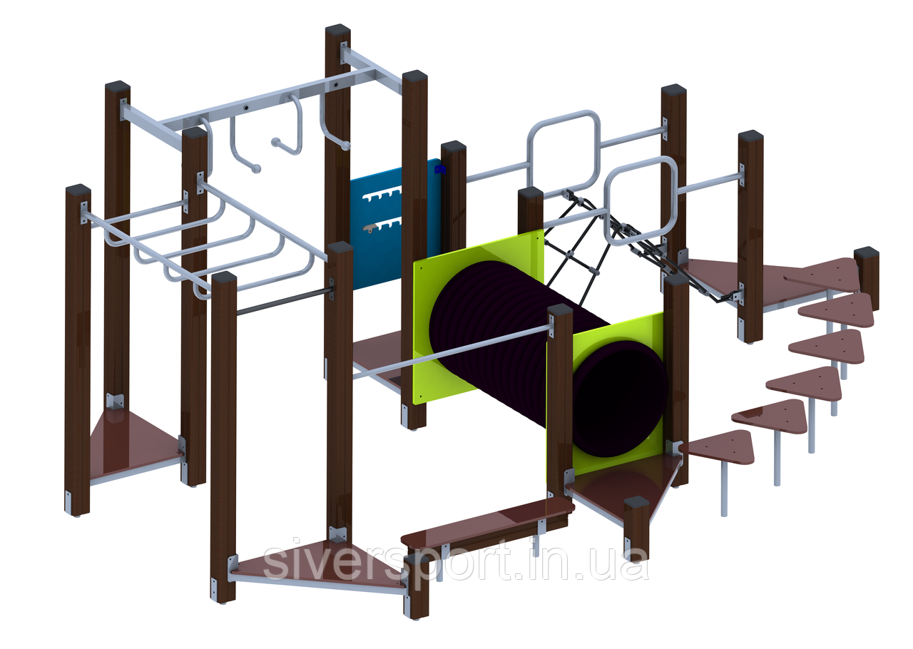 Ігровий гімнастичний комплекс SiverSport LK150.1 HDPE, фото 1