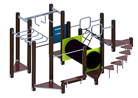 Ігровий гімнастичний комплекс SiverSport LK150.1 HDPE