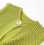 Жіноча жилетка з великими гудзиками в стилі zara, багато кольорів, фото 3