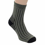 Зимові чоловічі шкарпетки махрові хакі Повсякденні теплі шкарпетки від виробника 41-45, фото 2