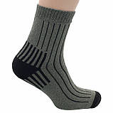 Зимові чоловічі шкарпетки махрові хакі Повсякденні теплі шкарпетки від виробника 41-45, фото 5