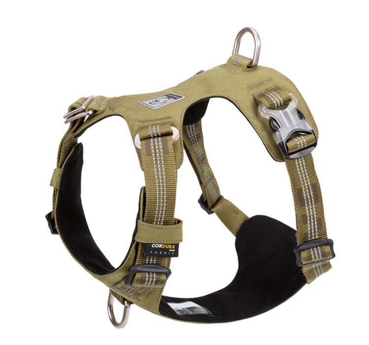 Шлея для собак Truelove TLH6282 з водонепроникної тканини Cordura, світловідбиваюча, Хакі