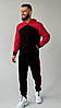 Чоловічий спортивний костюм з червоними вставками, фото 6