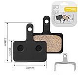 Гальмівні колодки для велосипеда дискові 35мм*30мм (пара) Shimano M375/395/M415/416/446 Tektro Draco, Auriga,, фото 2