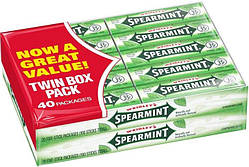 Жувальна гумка WRIGLEY'S Spearmint ( ящик 40 шт )