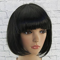 Популярний! Перука Каре (чорний) - Краща якість тільки на Nukleon.com.ua