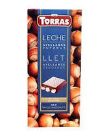 Шоколад молочний з фундуком TORRAS 150 гр 15 шт ящ