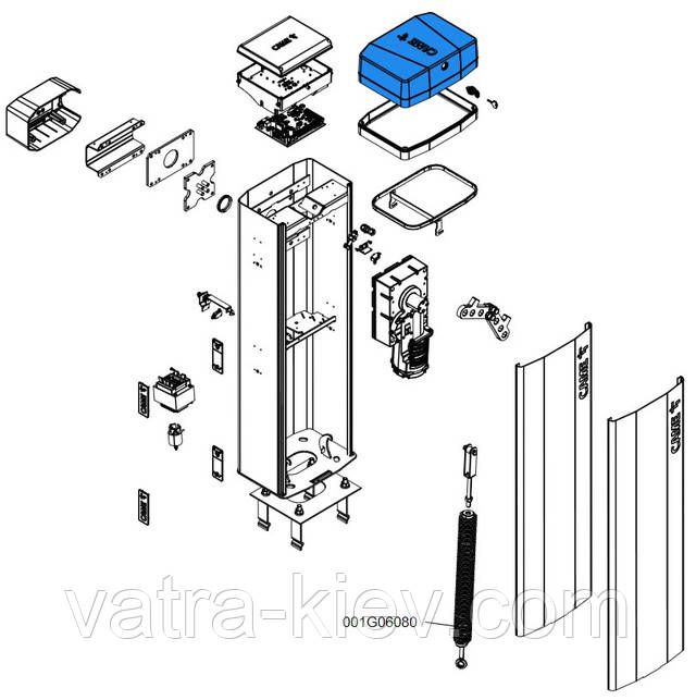 Кришка шлагбаума CAME Gard GT4-GX4 88003-0075 