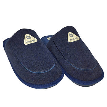 Тапочки домашні чоловічі Jomix сині повсть