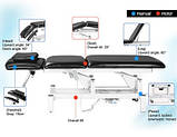Масажна Кушетка косметологічна електрична 8173-2L кушетка медична реабілітаційна, фото 5