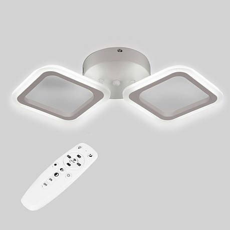 Стельова LED люстра, світлодіодний світильник Sunlight W8036/2B, фото 1